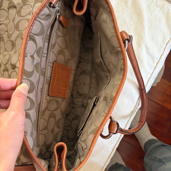 Vintage Coach Soho Hampton Satchel Leather Handbag - Picture 10 of 16